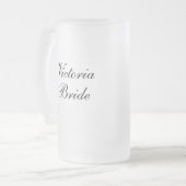Mug de mariée personnalisée (Devant gauche)