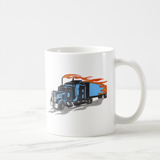 Mug De marteau camionneur vers le bas (Droite)