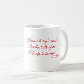 Mug de Masque d'aujourd'hui (Devant droit)