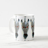 mug de masque zèbre africain (Devant gauche)