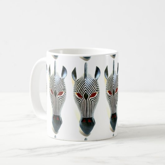 mug de masques de zèbre africain (Devant gauche)