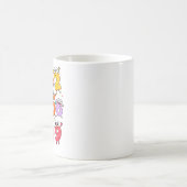 Mug de maths avec chiffres de dessin animé mignon  (Centre)