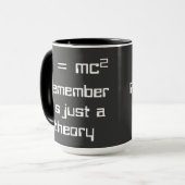 Mug ² d'E=mc. La théorie d'Einstein de relativité sur (Devant gauche)