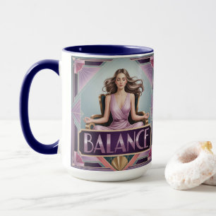 Mug de méditation Équilibre Art Déco