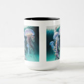 Mug de méduses Combo, 15 oz (Centre)