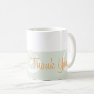 Mug de Merci décoratif gris clair