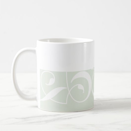 Mug de Merci décoratif gris clair (Gauche)