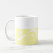 Mug de Merci décoratif jaune clair (Gauche)