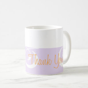 Mug de Merci décoratif violet clair