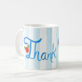 Mug de Merci doux par ZAZZ_IT enseignant (Devant gauche)