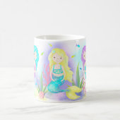 Mug      De mignonnes sirènes sous le néon marin (Centre)