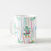 Mug De mignons alligators avec des instruments de musi (Devant gauche)
