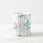 Mug De mignons alligators avec des instruments de musi (Centre)