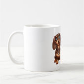 Mug De mignons amis dachshund (Gauche)