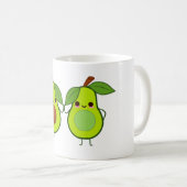 Mug De mignons Avocados se tenant la main (Devant droit)