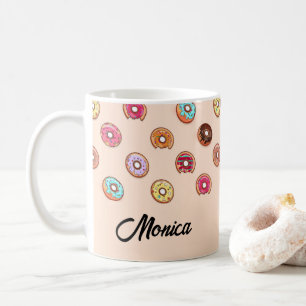 Mug De mignons beignets décoratifs roses