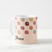 Mug De mignons beignets décoratifs roses (Devant gauche)