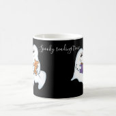 Mug De mignons fantômes lisant ensemble à Halloween (Centre)