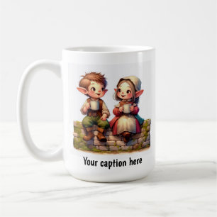 Mug De Mignons Jeunes Munchkins en Vêtements Anciens