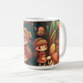 Mug De mignons petits elfes sous les champignons (Devant droit)