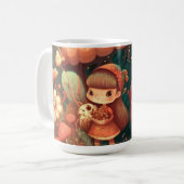 Mug De mignons petits elfes sous les champignons (Devant gauche)