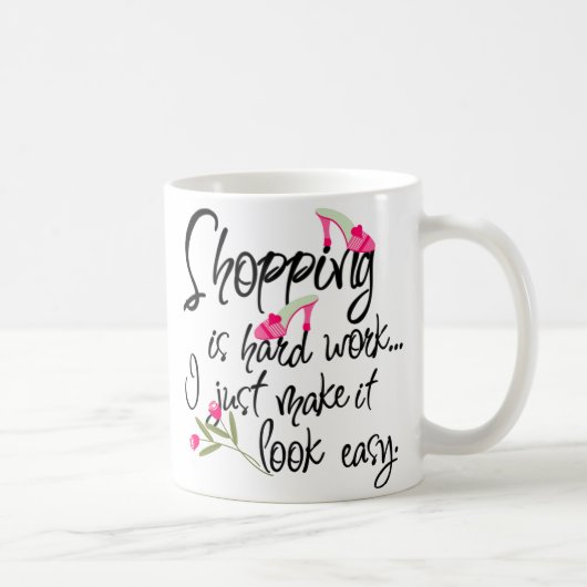 Mug de mode rose foncé (Droite)