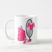 Mug de mode rose foncé (Gauche)