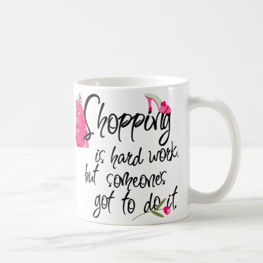 Mug de mode rose foncé (Droite)
