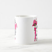 Mug de mode rose foncé (Centre)