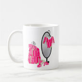 Mug de mode rose foncé (Gauche)
