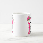 Mug de mode rose foncé (Centre)