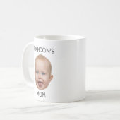 MUG DE MOM AVEC PHOTO DE LA TÊTE DE BÉBÉ (Devant gauche)