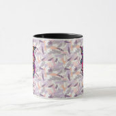 Mug de monogramme Abstrait en gras - U pour Ulysse (Centre)