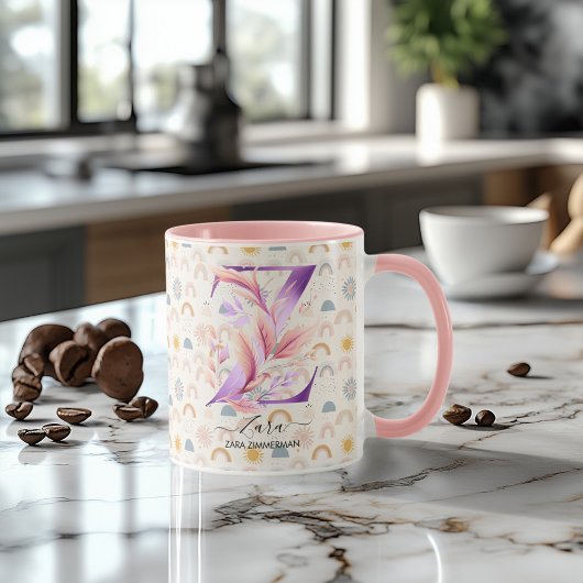 Mug de monogramme Abstrait - Z
