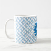 Mug de monogramme bleu Placid (Gauche)