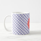 Mug de monogramme de violet Tulip (Gauche)