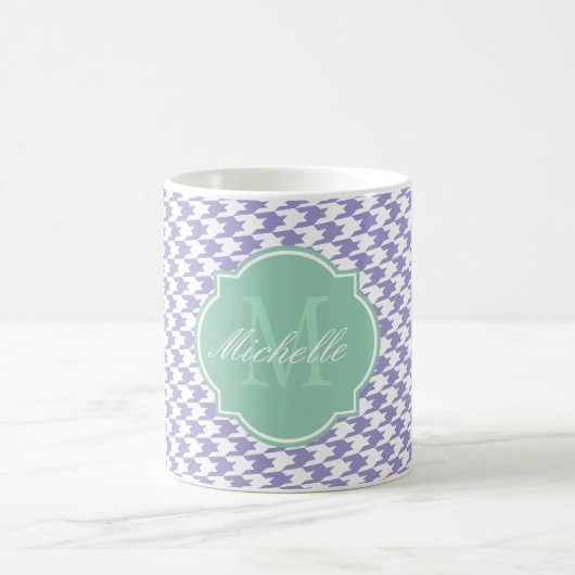 Mug de monogramme de violet Tulip (Centre)