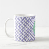 Mug de monogramme de violet Tulip (Gauche)