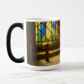 Mug de Morphing blanc surprise 11/15oz Chaleur-Cha (Gauche)