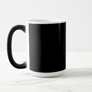 Mug de Morphing CUSTOMIZABLE, Noir fou