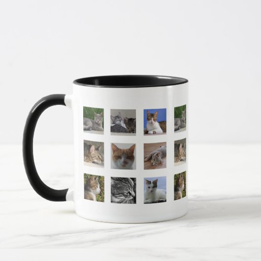 Mug de mosaïque de chat (Gauche)