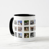 Mug de mosaïque de chat (Devant gauche)