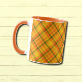 Mug de Motif jaune orange