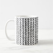Mug de Motif tribal rustique noire (Gauche)