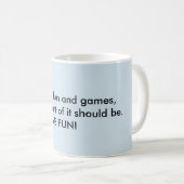 Mug de motivation amusant (Devant droit)