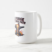 Mug de motivation de forgeron (Devant droit)