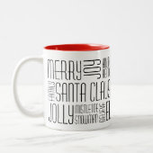 Mug de mots de Noël - Holidayzfordayz (Gauche)