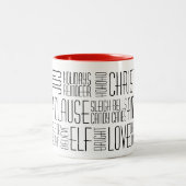 Mug de mots de Noël - Holidayzfordayz (Centre)