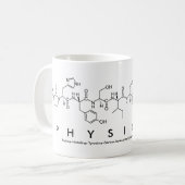 Mug de mots de peptide du médecin (Devant gauche)