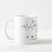 Mug de mots de peptide physique (Gauche)